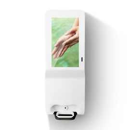 Automatyczny dozownik piany 1920x1080 HD Ręczny dezynfekujący kiosk reklamowy o długim okresie użytkowania